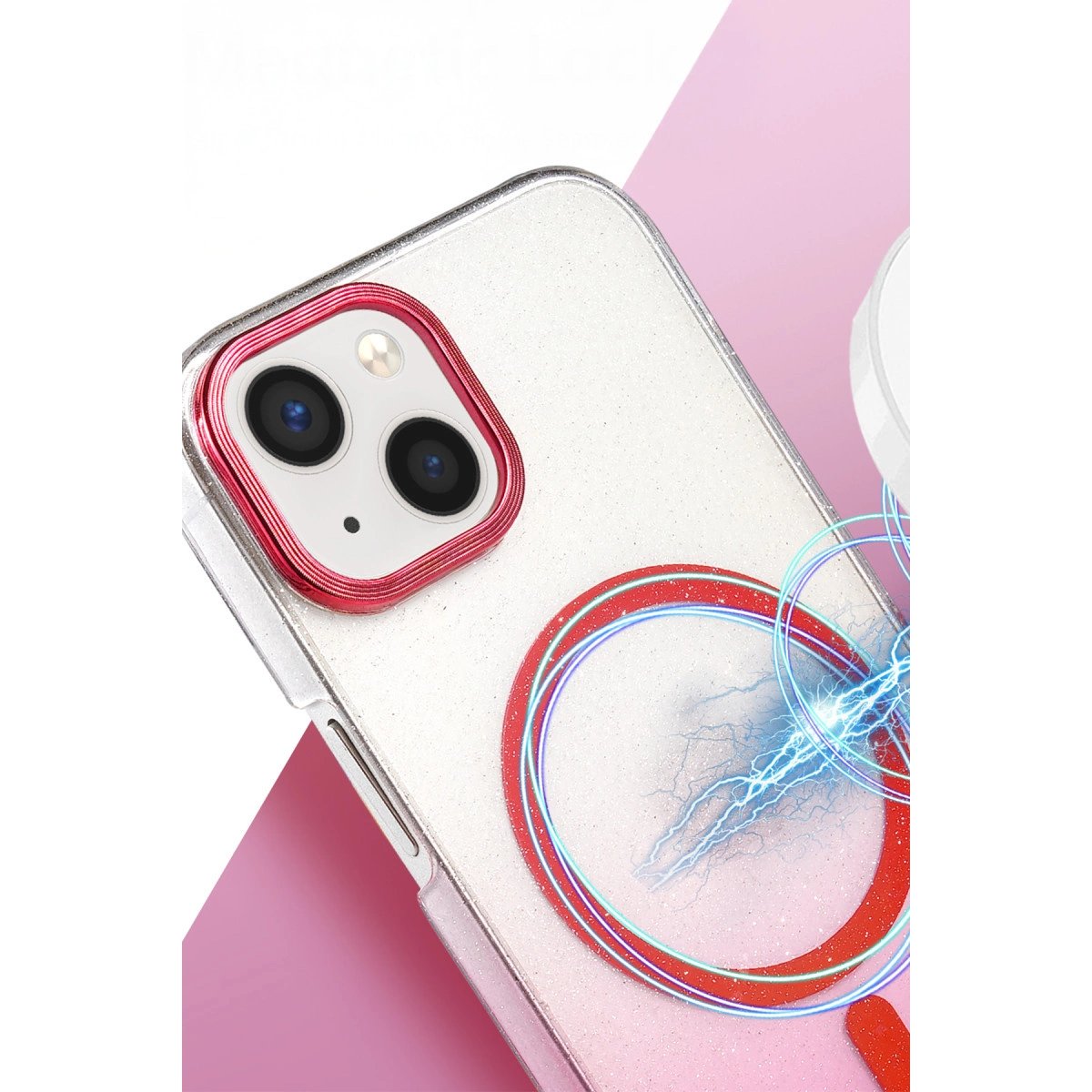 Apple İphone 15 Plus Glossy Magsafe Kapak - Siyah Apple İphone 15 Plus Glossy Magsafe Kapak - Siyah