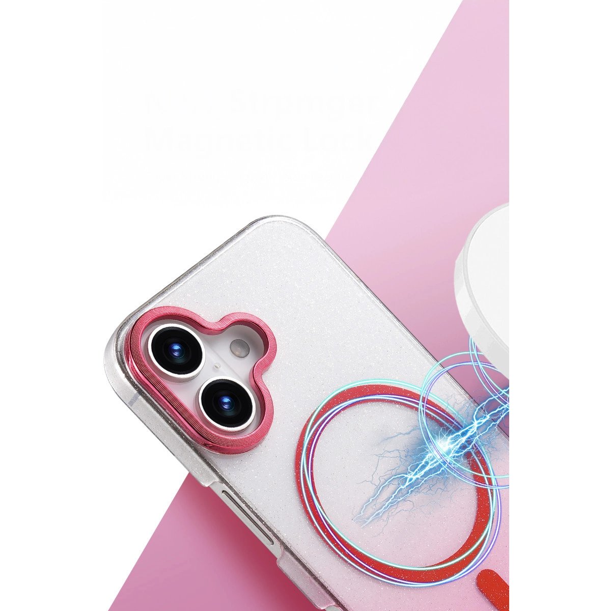 Apple İphone 16 Plus Glossy Magsafe Kapak - Siyah