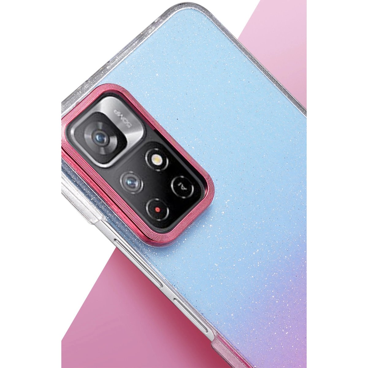 Xiaomi Redmi Note 11 Pro Glossy Kapak - Mavi Xiaomi Redmi Note 11 Pro Glossy Kapak - Mavi
