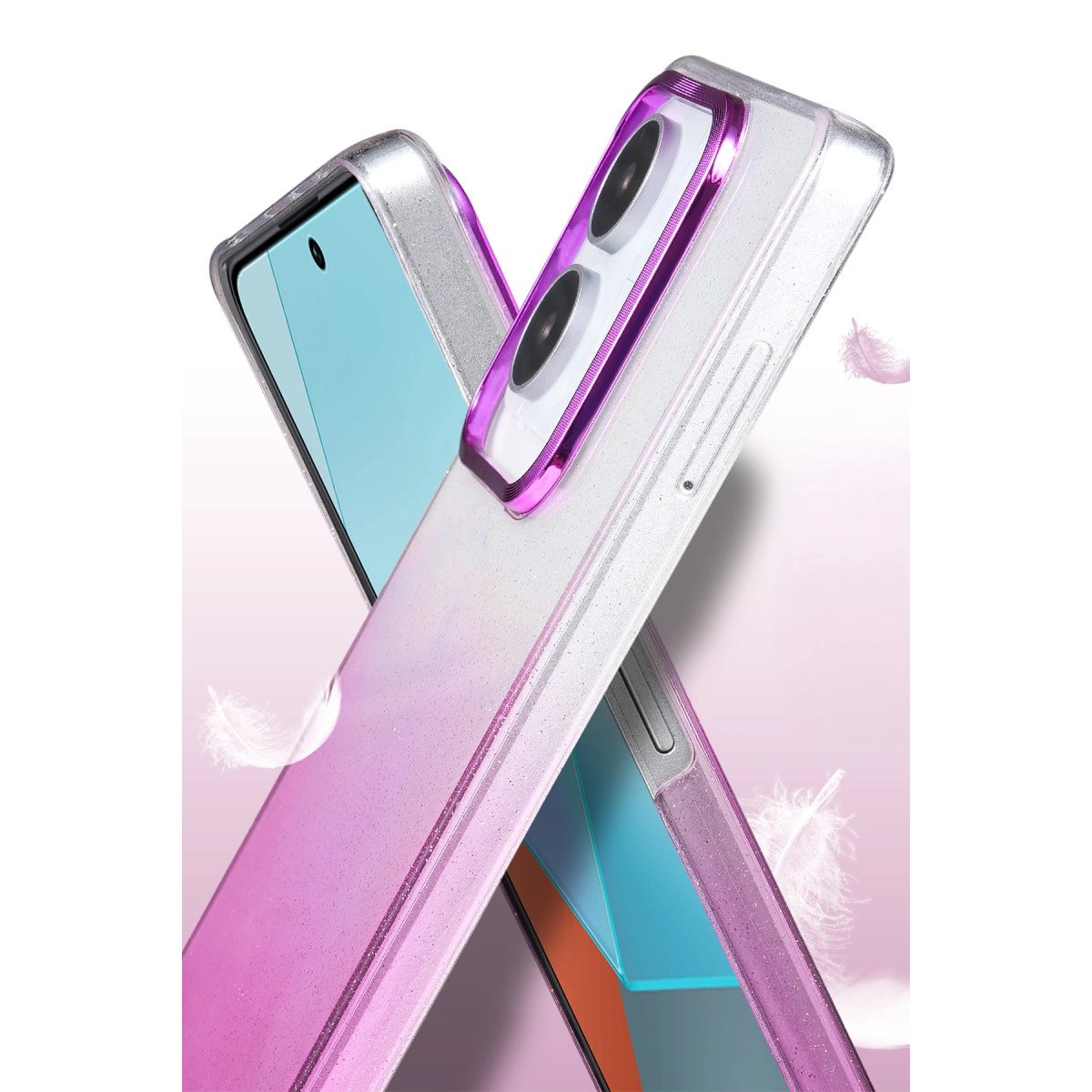 Xiaomi Redmi Note 13 Pro 4g Glossy Kapak - Siyah Xiaomi Redmi Note 13 Pro 4g Glossy Kapak - Siyah