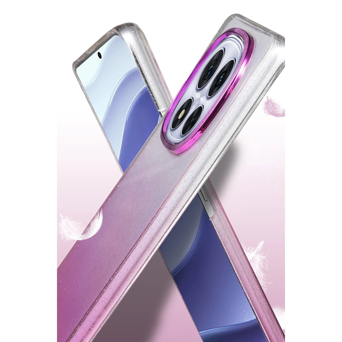 Xiaomi Redmi Note 14 Pro Plus Glossy Kapak - Mor Xiaomi Redmi Note 14 Pro Plus Glossy Kapak - Mor