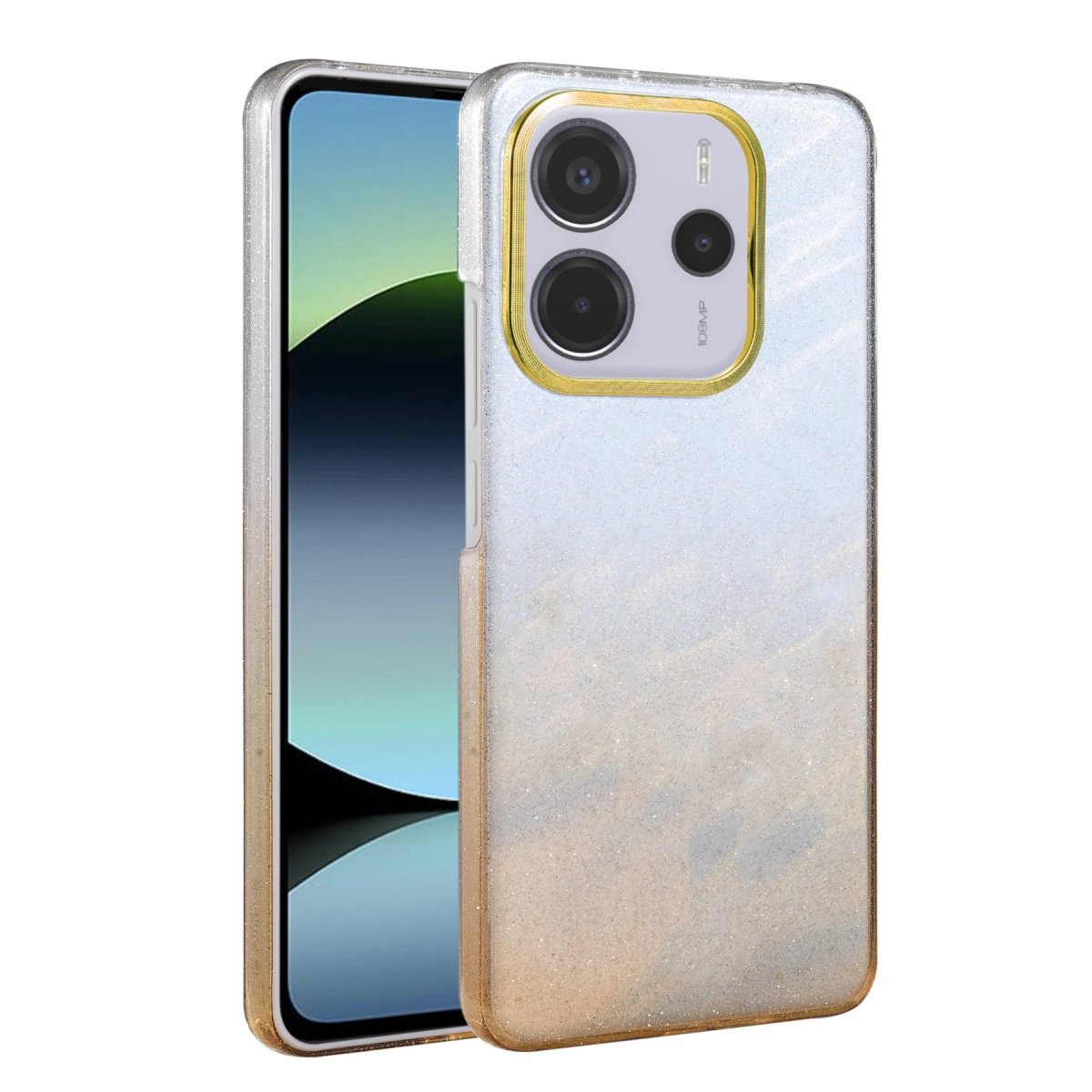 Xiaomi Redmi Note 14 4g Glossy Kapak - Çöl Titanyum Xiaomi Redmi Note 14 4g Glossy Kapak - Çöl Titanyum