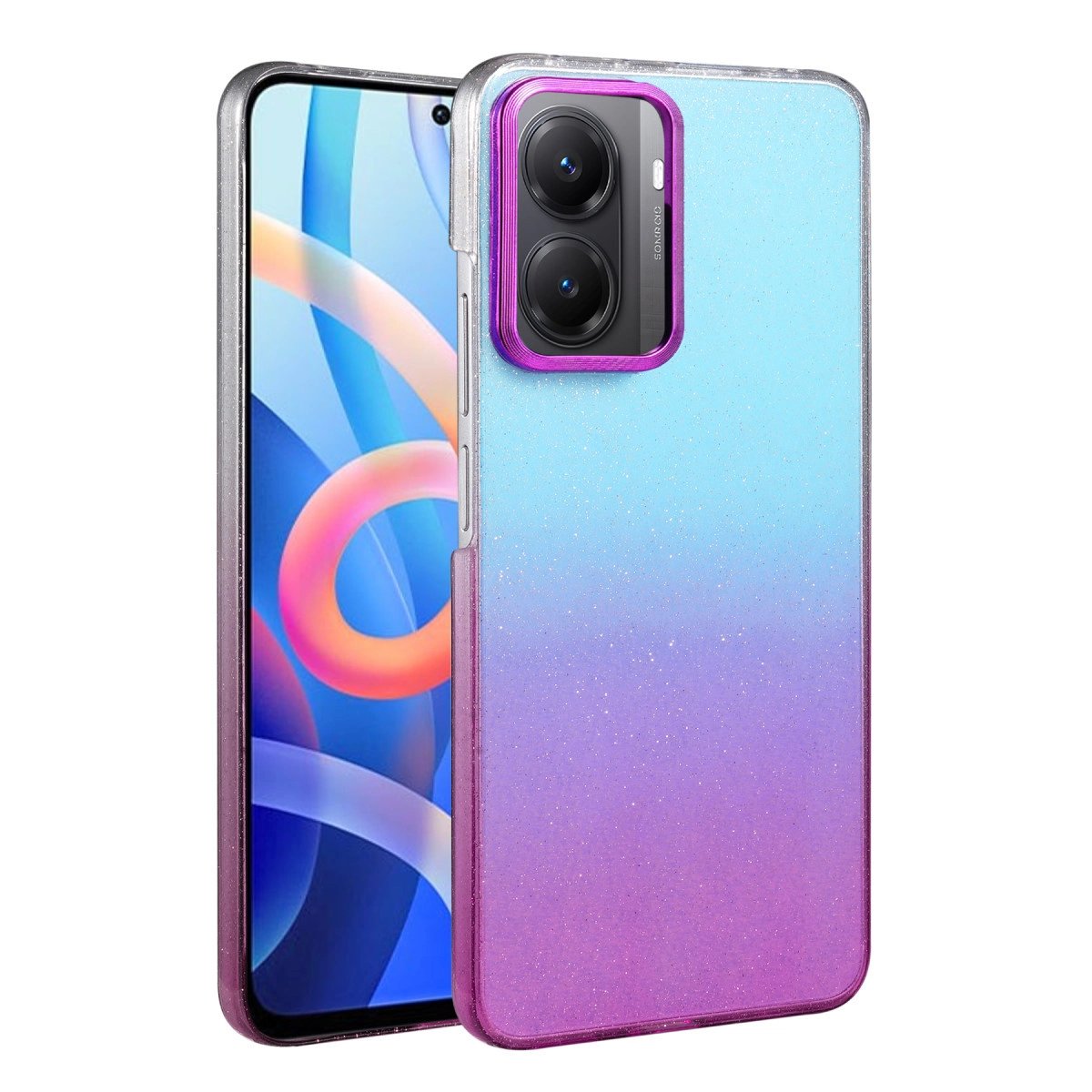 Xiaomi Poco X7 Pro Glossy Kapak - Mor Xiaomi Poco X7 Pro Glossy Kapak - Mor