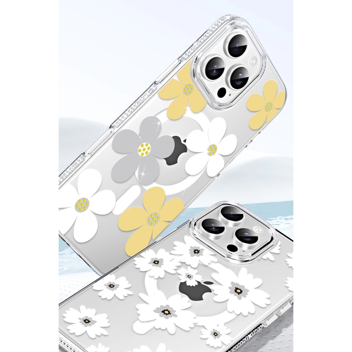 Joko Apple İphone 16 Floral Magsafe Kapak - Sarı Joko Apple İphone 16 Floral Magsafe Kapak - Sarı
