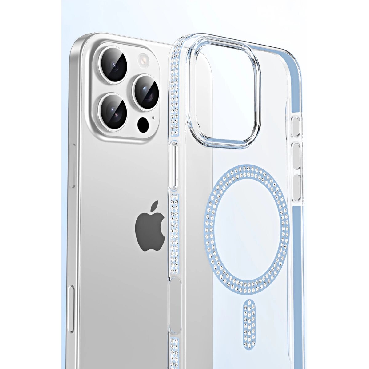 Joko Apple İphone 15 Pro Move Taşlı Magsafe Kapak - Gümüş Joko Apple İphone 15 Pro Move Taşlı Magsafe Kapak - Gümüş