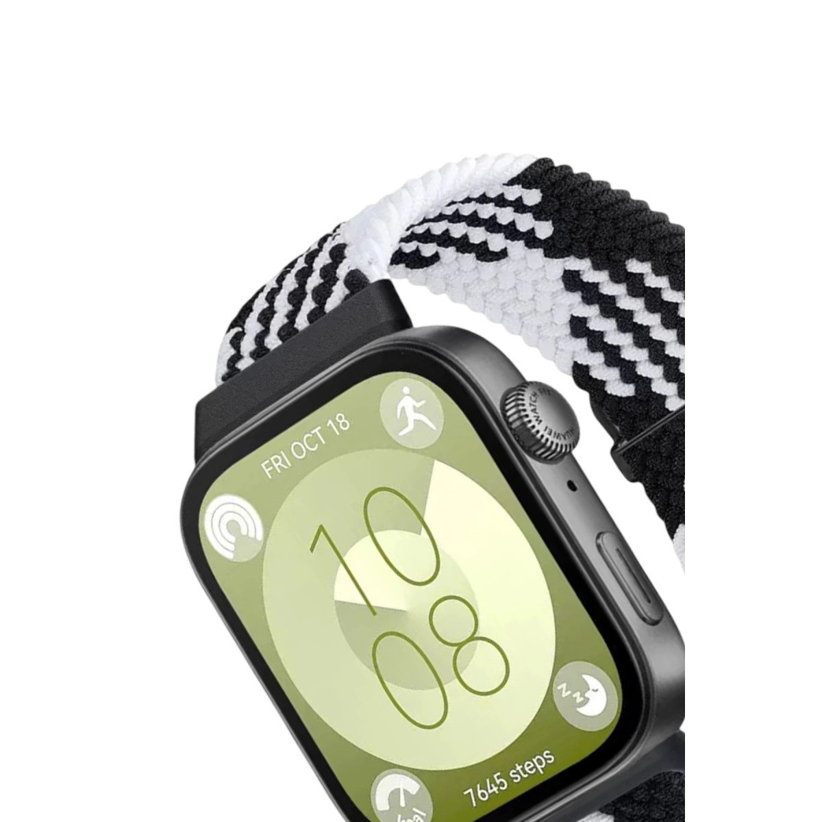 Huawei Fit 4 Kordon - Siyah-beyaz Huawei Fit 4 Kordon - Siyah-beyaz