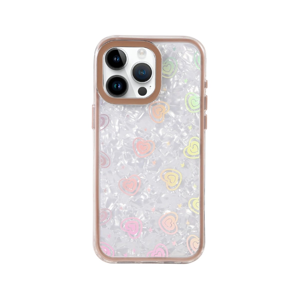 Apple İphone 14 Lumi Desenli Kapak - Çöl Titanyum