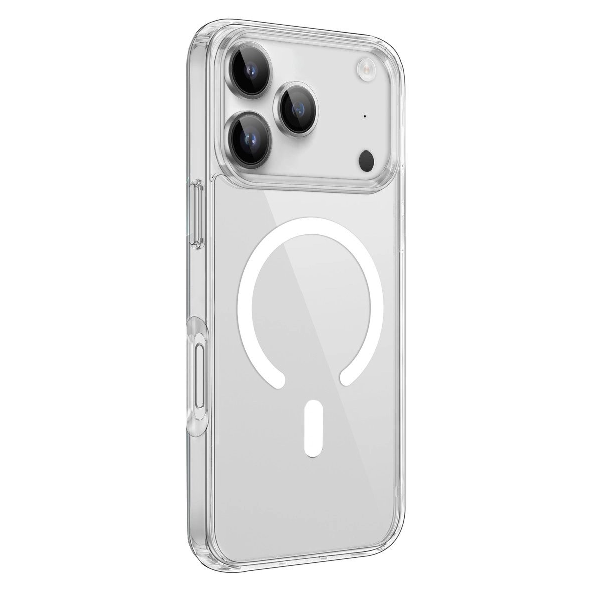 İphone 17 Pro Kılıf Pc Real Magsafe Kapak - Şeffaf İphone 17 Pro Kılıf Pc Real Magsafe Kapak - Şeffaf