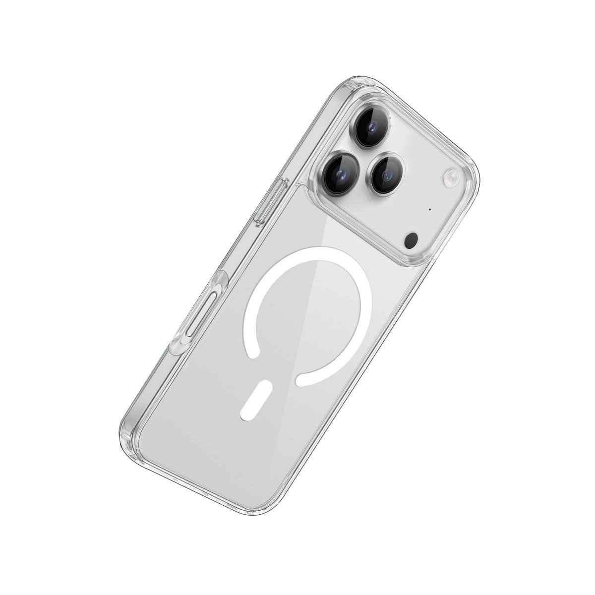 İphone 17 Pro Kılıf Pc Real Magsafe Kapak - Şeffaf İphone 17 Pro Kılıf Pc Real Magsafe Kapak - Şeffaf