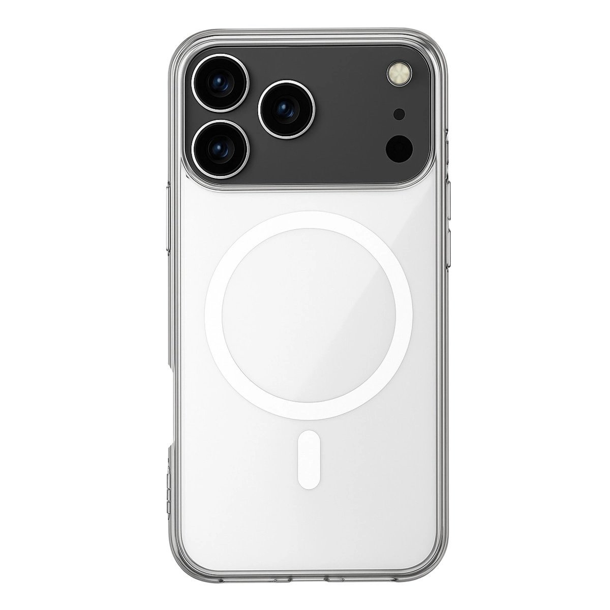 İphone 17 Pro Kılıf Magneticsafe Şeffaf Silikon - Şeffaf