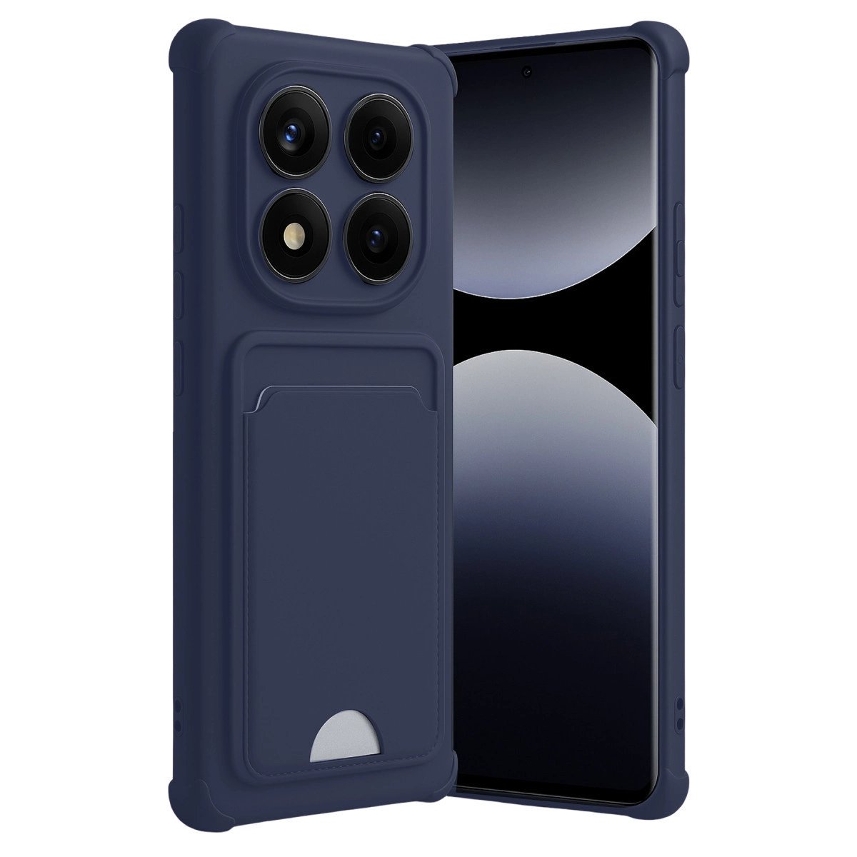 Xiaomi Redmi Note 14 Pro 4g Kelvin Kartvizitli Silikon - Lacivert Xiaomi Redmi Note 14 Pro 4g Kelvin Kartvizitli Silikon - Lacivert
