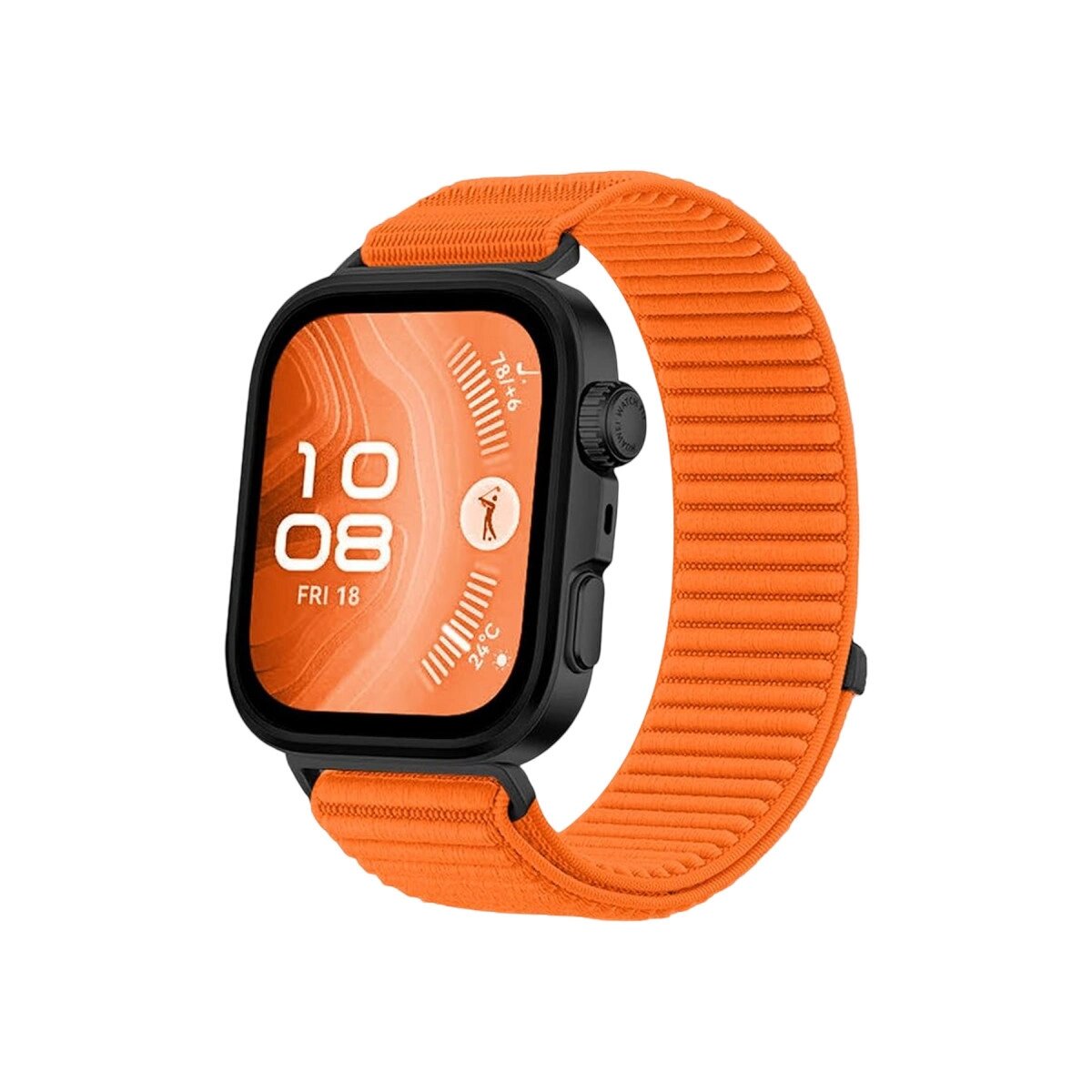 Huawei Fit 4 Braid Kordon - Turuncu Huawei Fit 4 Braid Kordon - Turuncu