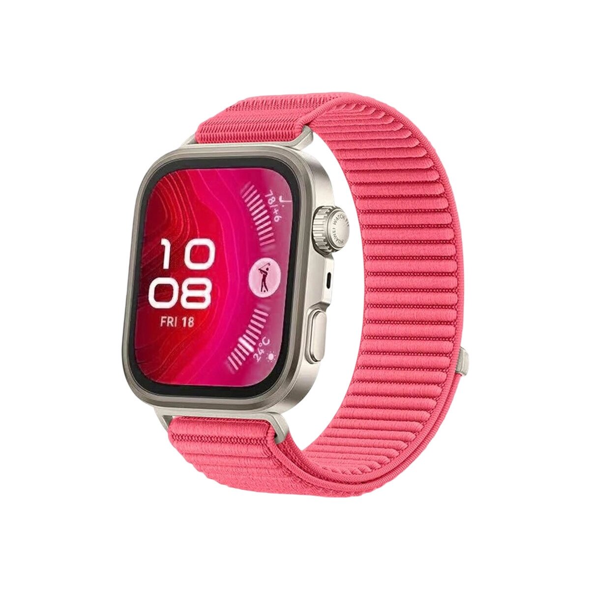 Huawei Fit 4 Braid Kordon - Rose