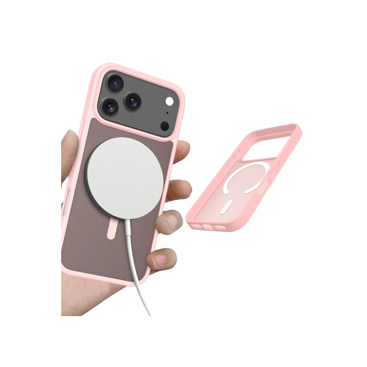 Joko Apple İphone 17 Pro Jota Magsafe Kapak - Pudra Joko Apple İphone 17 Pro Jota Magsafe Kapak - Pudra