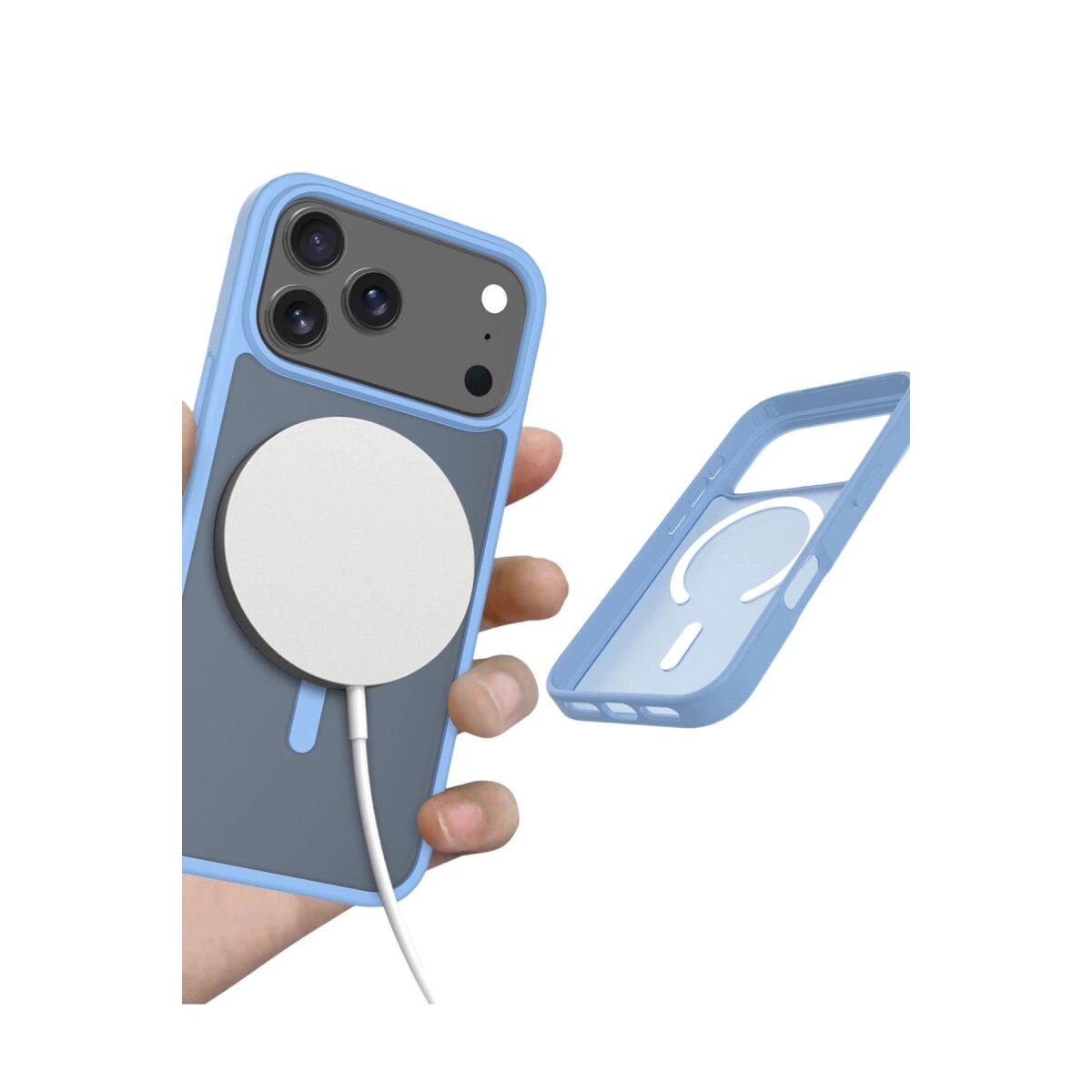 Joko Apple İphone 17 Pro Max Jota Magsafe Kapak - Açık Mavi