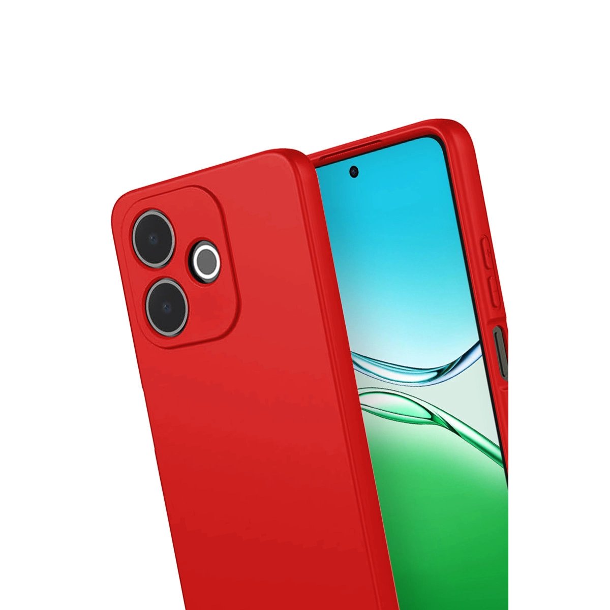 Oppo A5 Pro 4g First Silikon - Kırmızı Oppo A5 Pro 4g First Silikon - Kırmızı