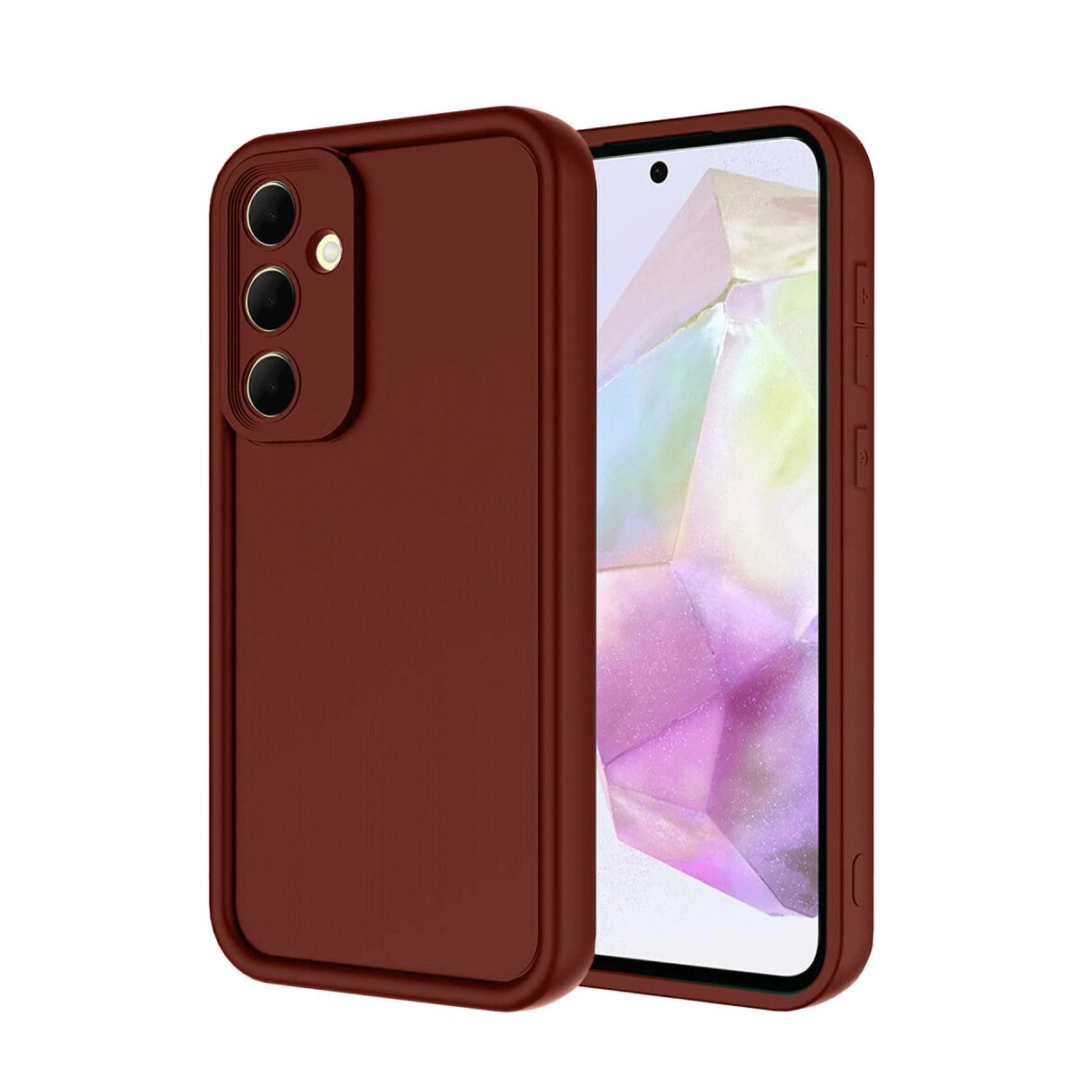 Samsung Galaxy A26 Kılıf Viera Silikon - Bordo Samsung Galaxy A26 Kılıf Viera Silikon - Bordo