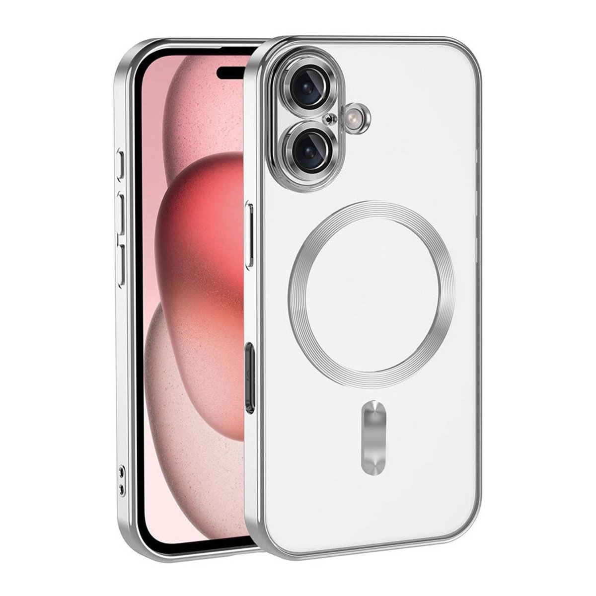 Apple İphone 17 Kross Magneticsafe Kapak - Gümüş Apple İphone 17 Kross Magneticsafe Kapak - Gümüş