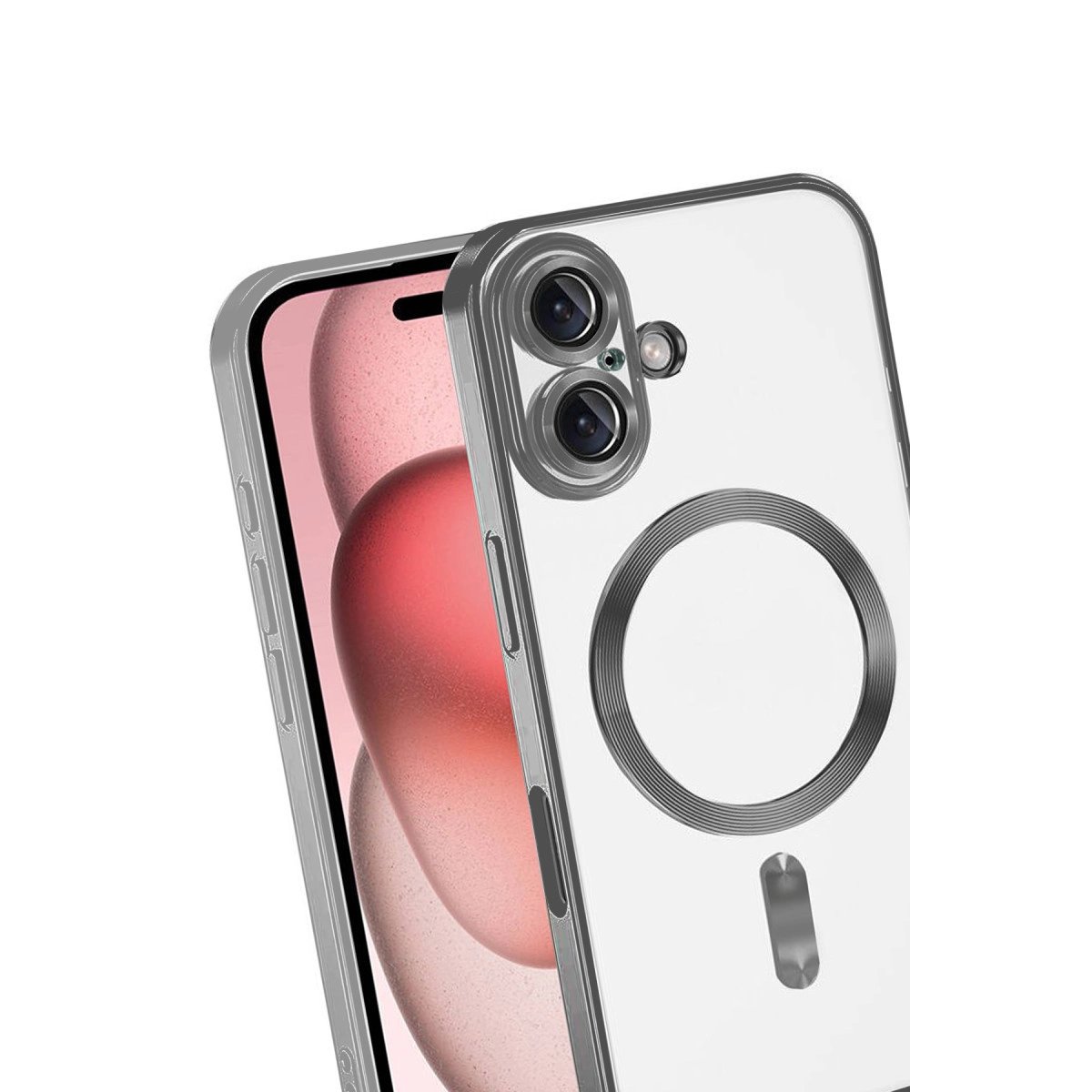 Apple İphone 17 Kross Magneticsafe Kapak - Titan Gri Apple İphone 17 Kross Magneticsafe Kapak - Titan Gri