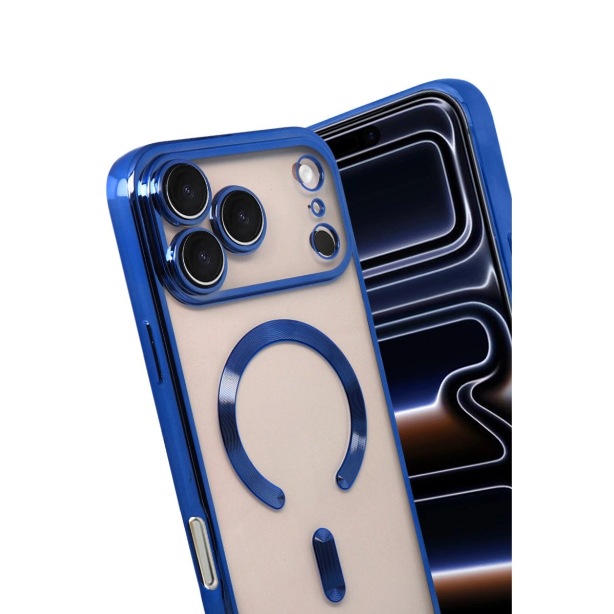Apple İphone 17 Pro Kross Magneticsafe Kapak - Lacivert Apple İphone 17 Pro Kross Magneticsafe Kapak - Lacivert