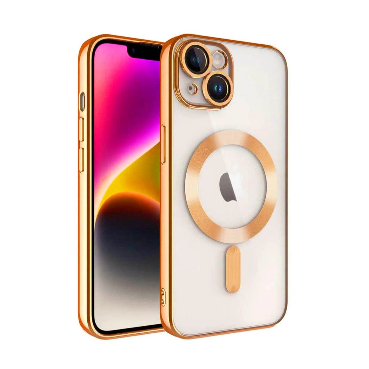 İphone 15 Kılıf Kross Magneticsafe Kapak - Turuncu İphone 15 Kılıf Kross Magneticsafe Kapak - Turuncu