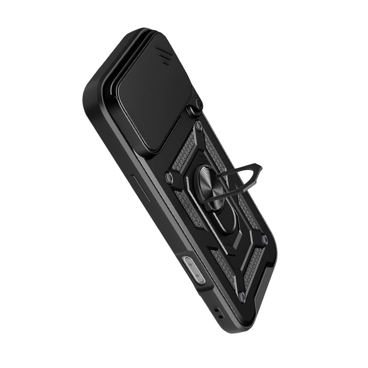 Apple İphone 17 Pro Pars Lens Yüzüklü Silikon - Siyah Apple İphone 17 Pro Pars Lens Yüzüklü Silikon - Siyah