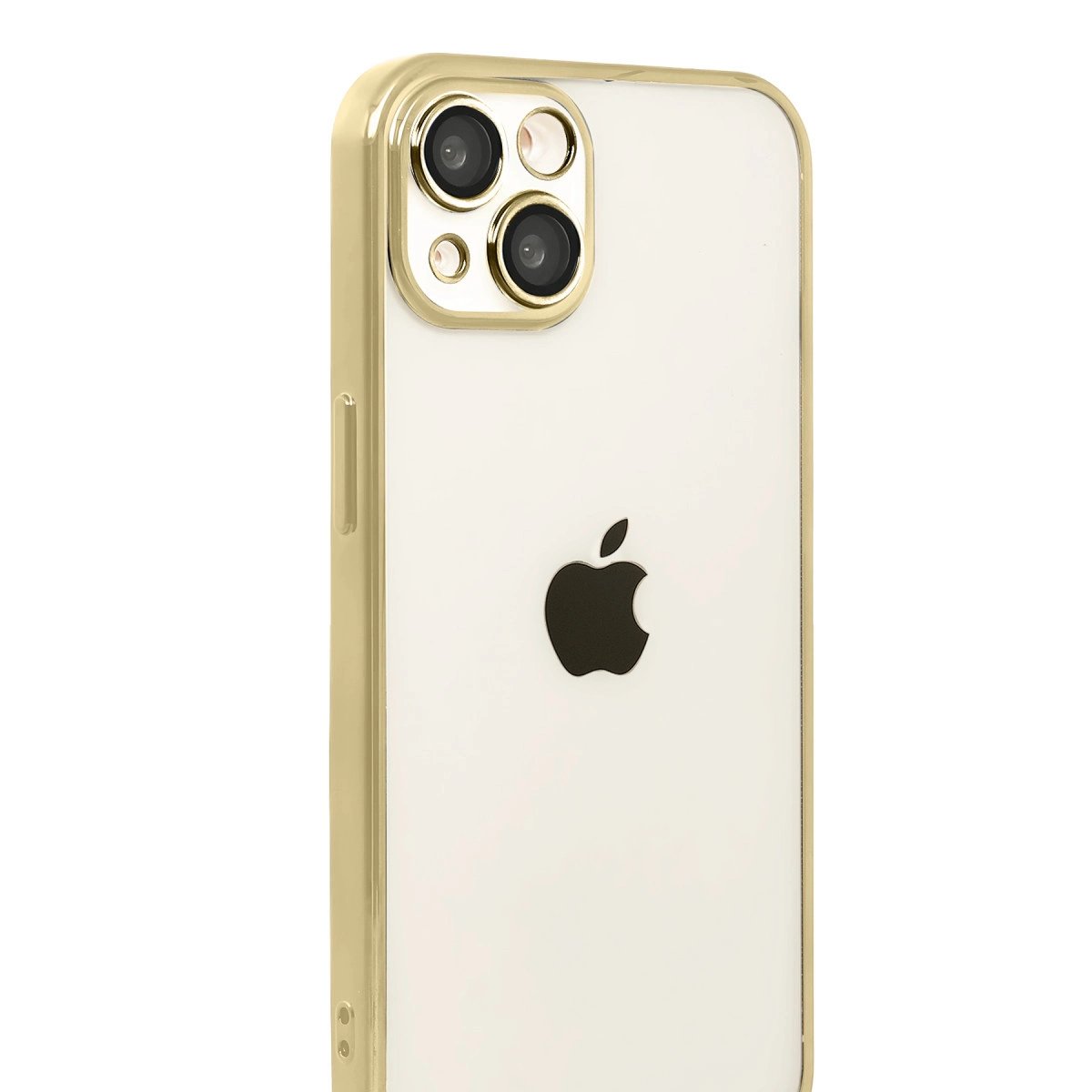 Apple İphone 15 Razer Lensli Silikon - Gold Apple İphone 15 Razer Lensli Silikon - Gold