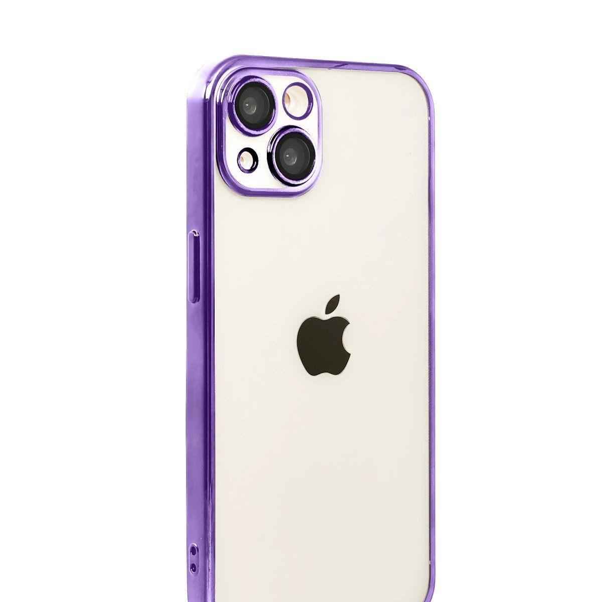 Apple İphone 15 Razer Lensli Silikon - Mor Apple İphone 15 Razer Lensli Silikon - Mor