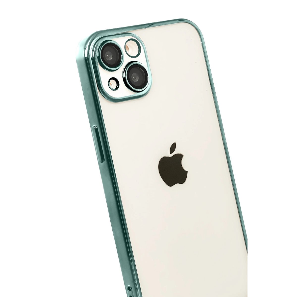 Apple İphone 15 Razer Lensli Silikon - Yeşil Apple İphone 15 Razer Lensli Silikon - Yeşil