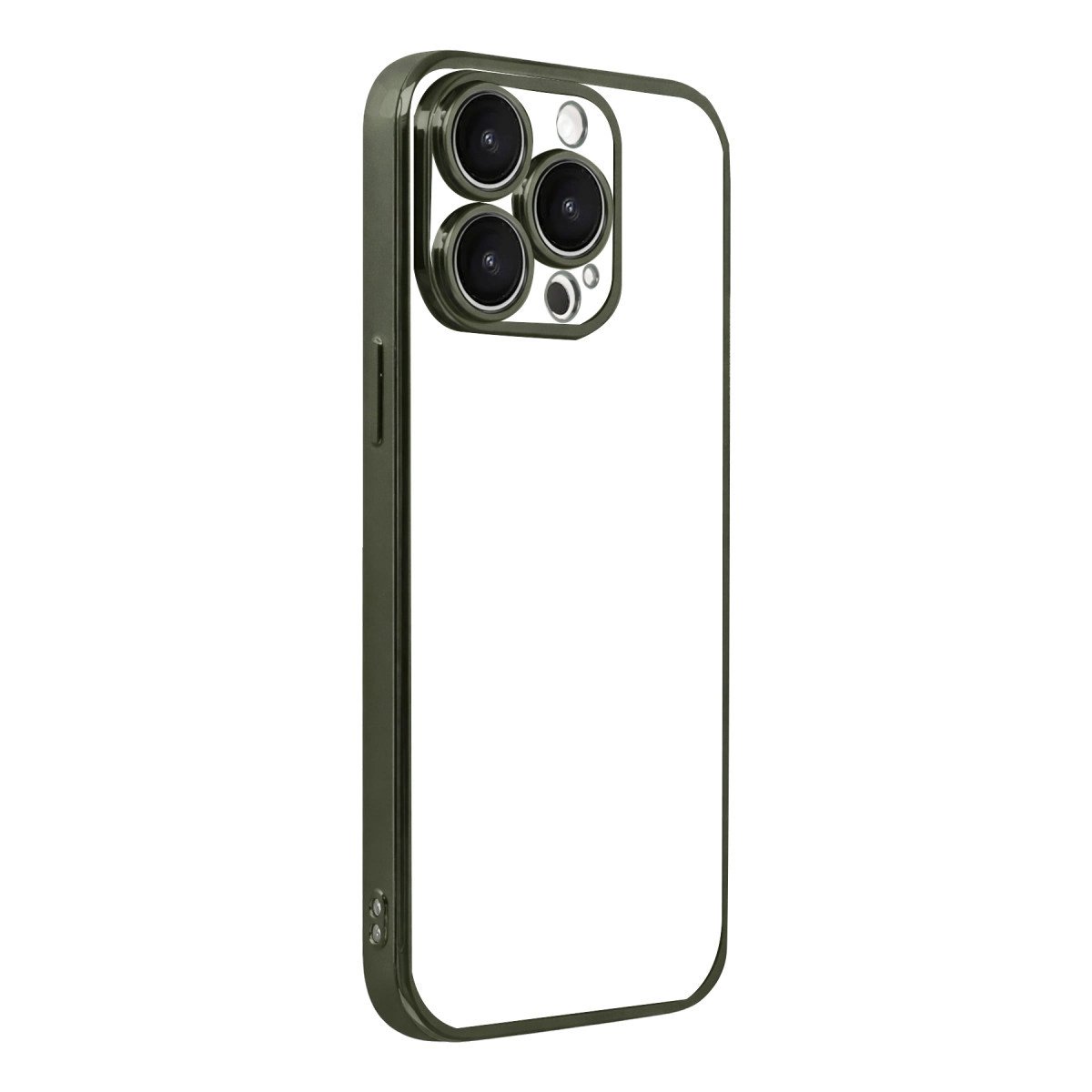 Apple İphone 15 Pro Max Razer Lensli Silikon - Yeşil