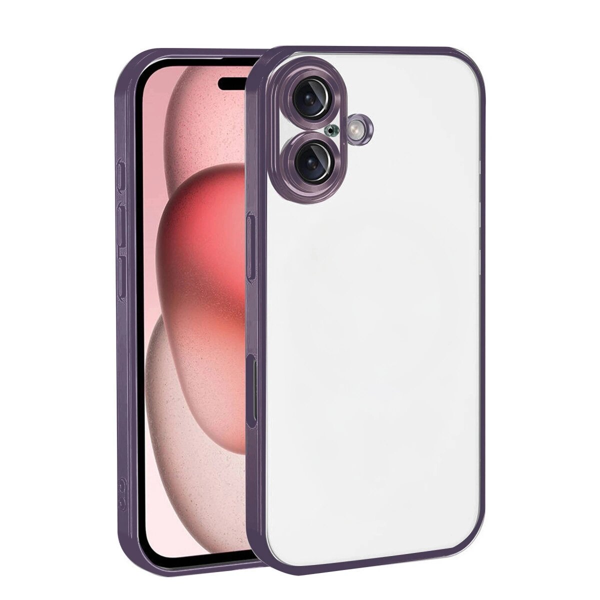 Apple İphone 17 Razer Lensli Silikon - Mor Apple İphone 17 Razer Lensli Silikon - Mor
