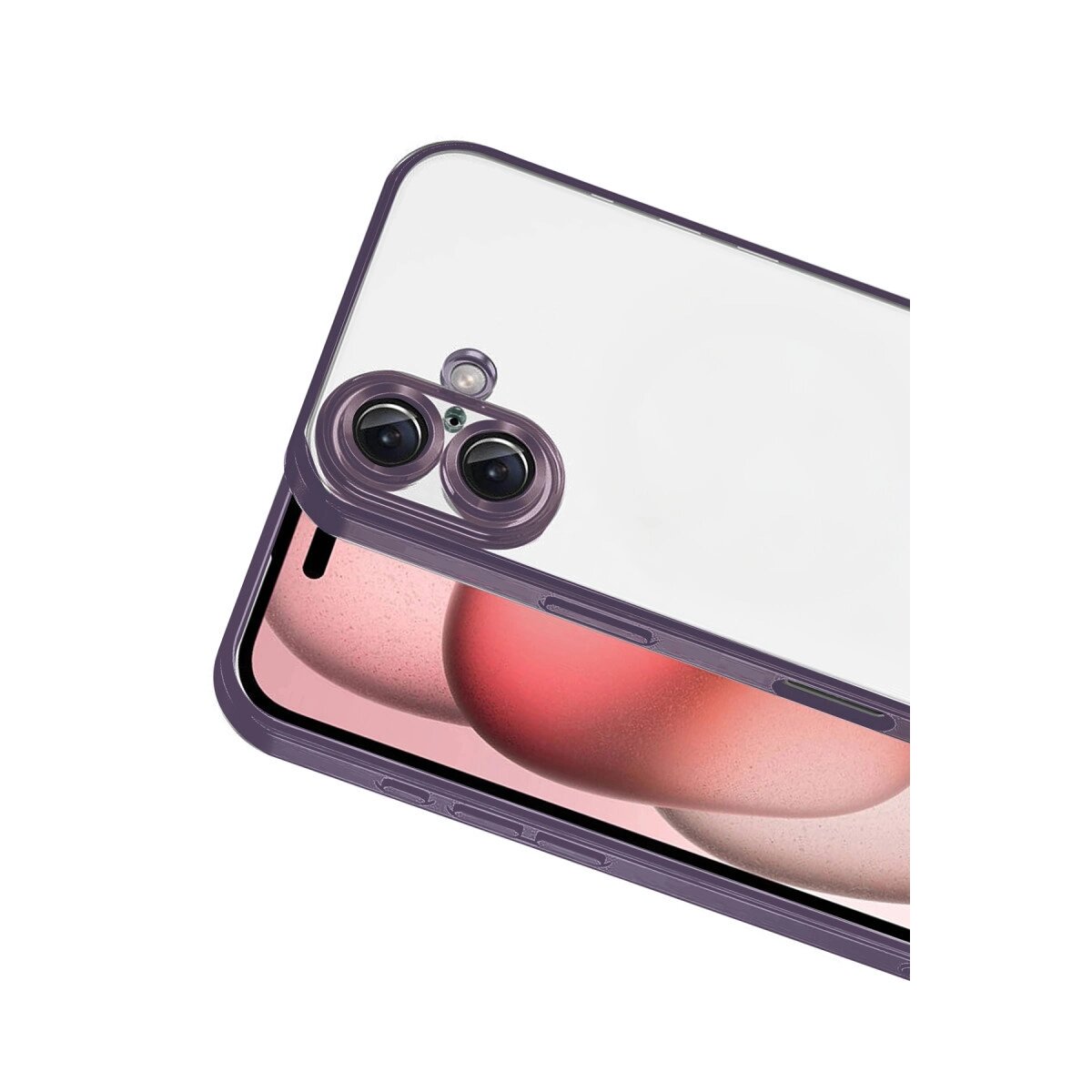 Apple İphone 17 Razer Lensli Silikon - Mor Apple İphone 17 Razer Lensli Silikon - Mor