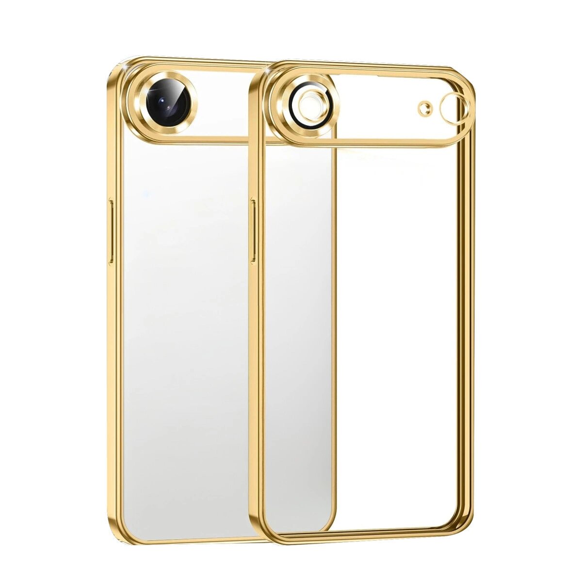 Apple İphone 17 Air Razer Lensli Silikon - Gold Apple İphone 17 Air Razer Lensli Silikon - Gold