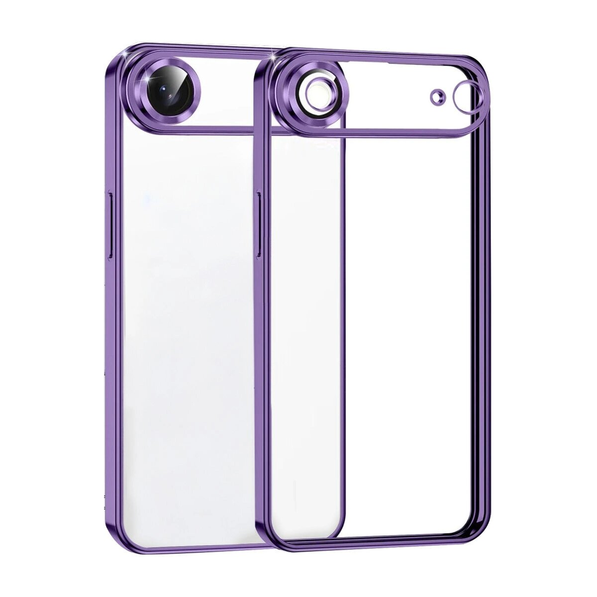 Apple İphone 17 Air Razer Lensli Silikon - Mor