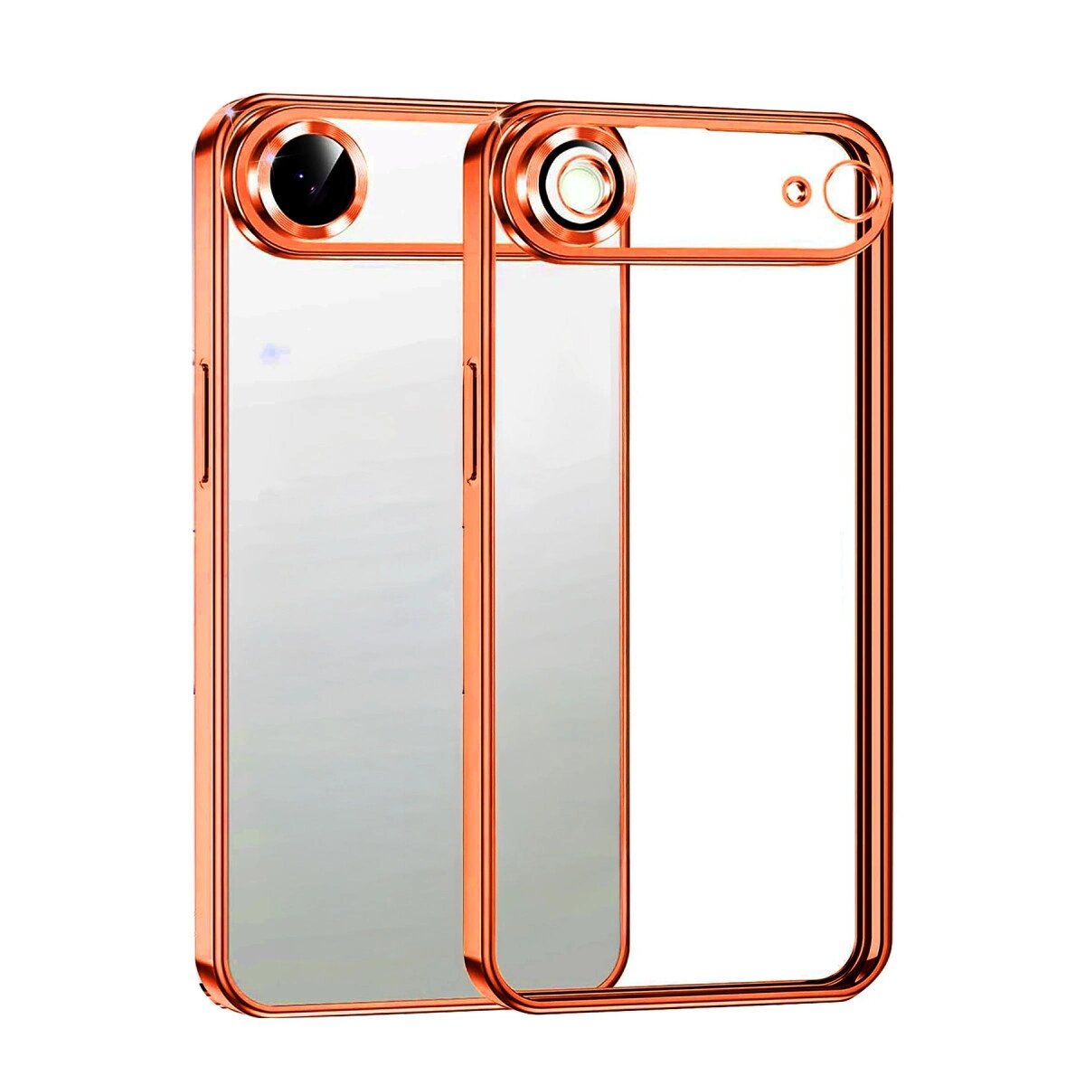 Apple İphone 17 Air Razer Lensli Silikon - Turuncu Apple İphone 17 Air Razer Lensli Silikon - Turuncu