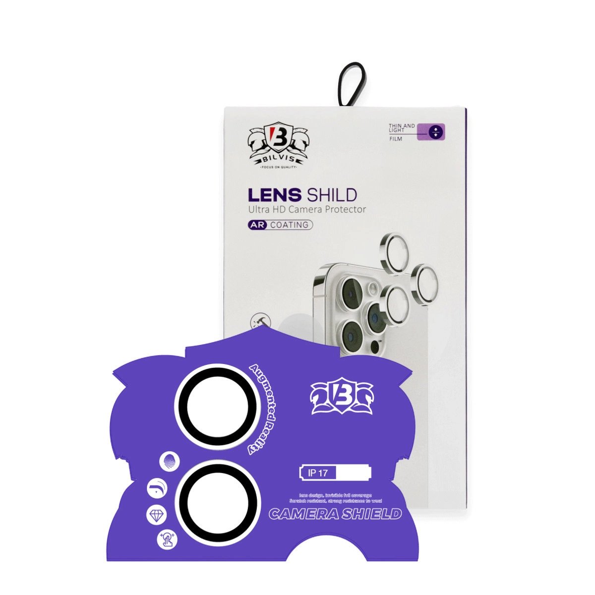 Apple İphone 17 Bilvis Titan Kamera Lens - Gümüş Apple İphone 17 Bilvis Titan Kamera Lens - Gümüş