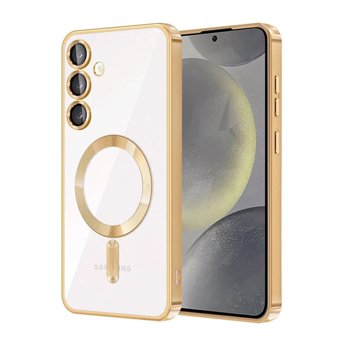 Samsung Galaxy A36 Kross Magneticsafe Kapak - Gold
