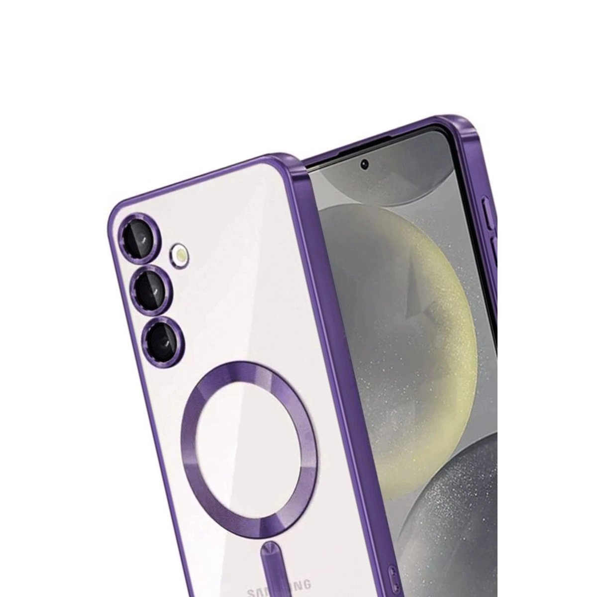 Samsung Galaxy A36 Kross Magneticsafe Kapak - Mor Samsung Galaxy A36 Kross Magneticsafe Kapak - Mor