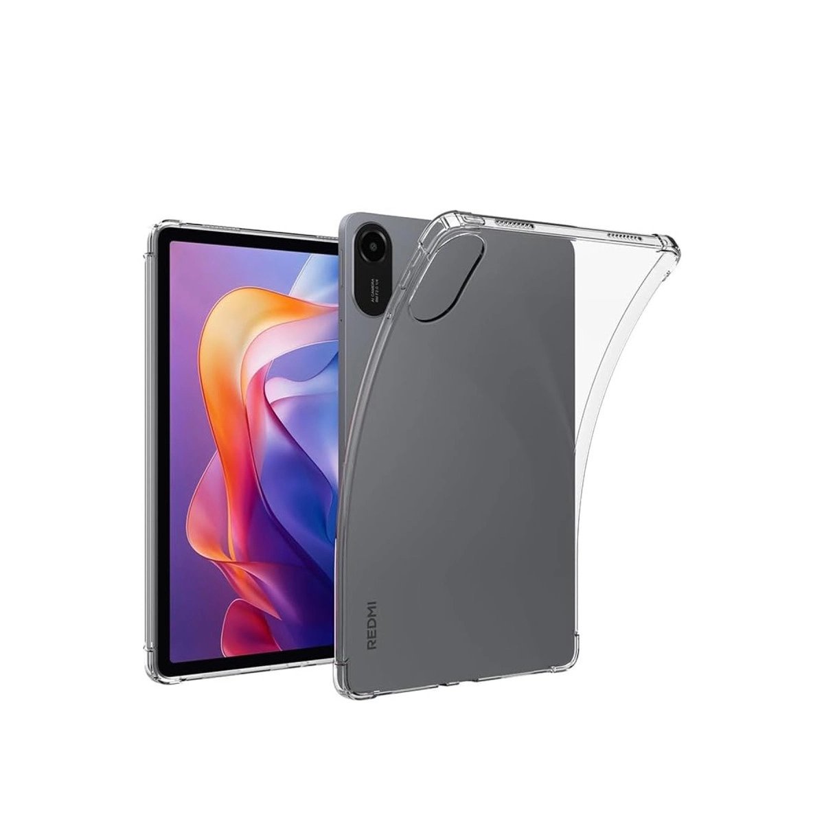 Xiaomi Redmi Pad 2 Kılıf Anti Shock Tablet Silikon - Şeffaf Xiaomi Redmi Pad 2 Kılıf Anti Shock Tablet Silikon - Şeffaf
