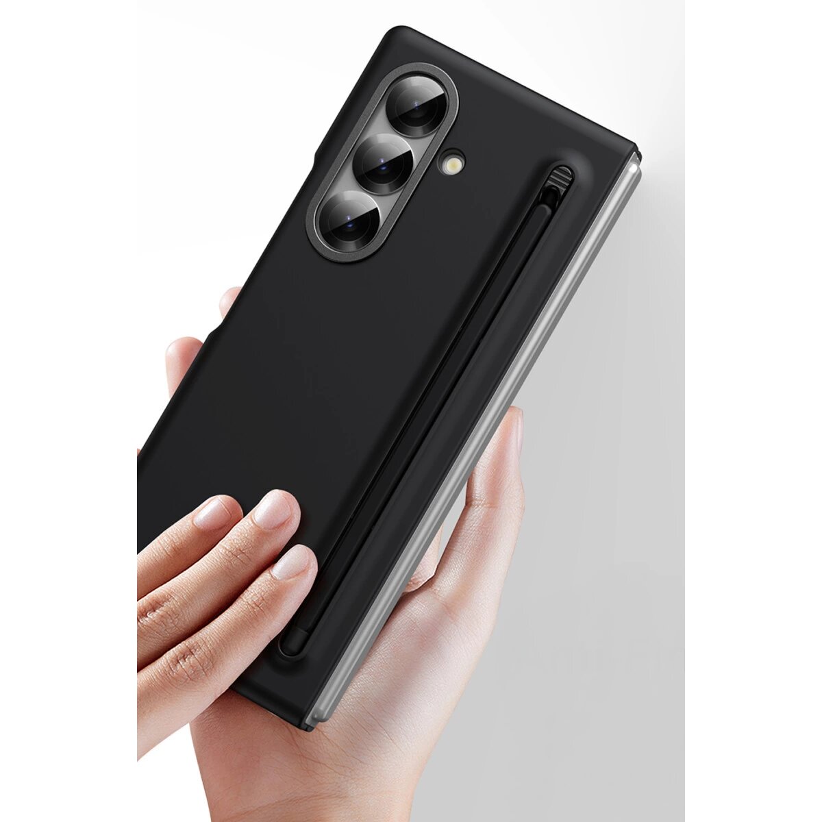 Joko Samsung Galaxy Z Fold 6 Hole Fold Kapak - Siyah Joko Samsung Galaxy Z Fold 6 Hole Fold Kapak - Siyah
