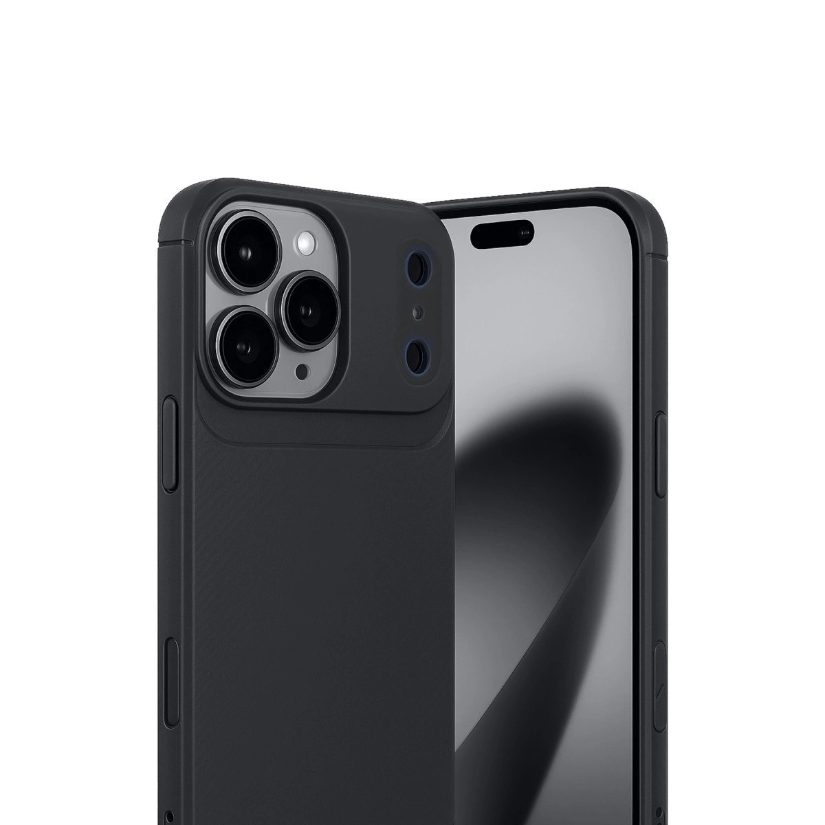 Apple İphone 17 Pro Auto Focus Karbon Kapak - Siyah Apple İphone 17 Pro Auto Focus Karbon Kapak - Siyah