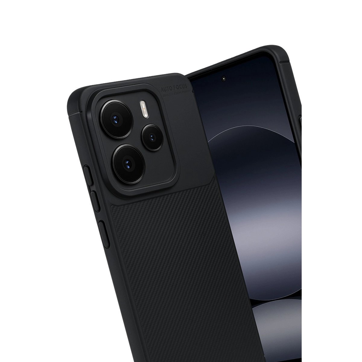 Xiaomi Note 14 5g Auto Focus Karbon Kapak - Siyah Xiaomi Note 14 5g Auto Focus Karbon Kapak - Siyah