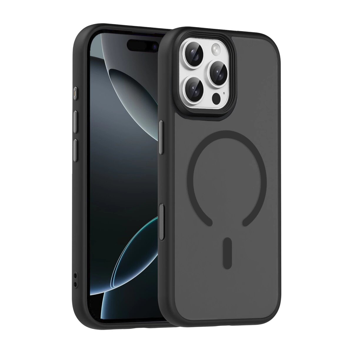 Joko Apple İphone 16 Pro Max Megane Magsafe Kapak - Siyah Joko Apple İphone 16 Pro Max Megane Magsafe Kapak - Siyah