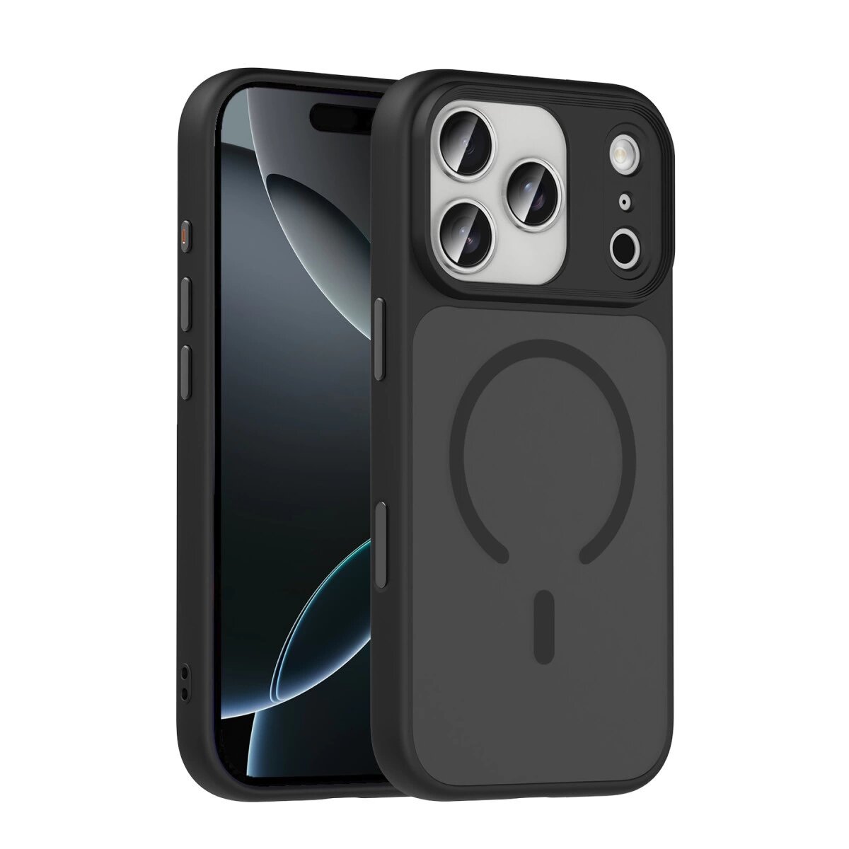 Joko Apple İphone 17 Pro Max Megane Magsafe Kapak - Siyah Joko Apple İphone 17 Pro Max Megane Magsafe Kapak - Siyah