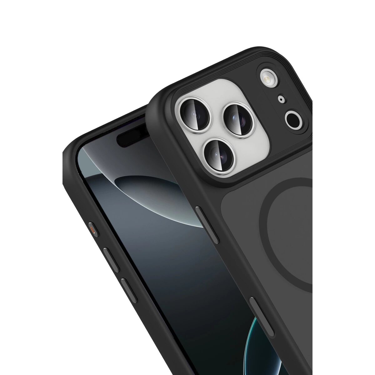 Joko Apple İphone 17 Pro Max Megane Magsafe Kapak - Siyah Joko Apple İphone 17 Pro Max Megane Magsafe Kapak - Siyah