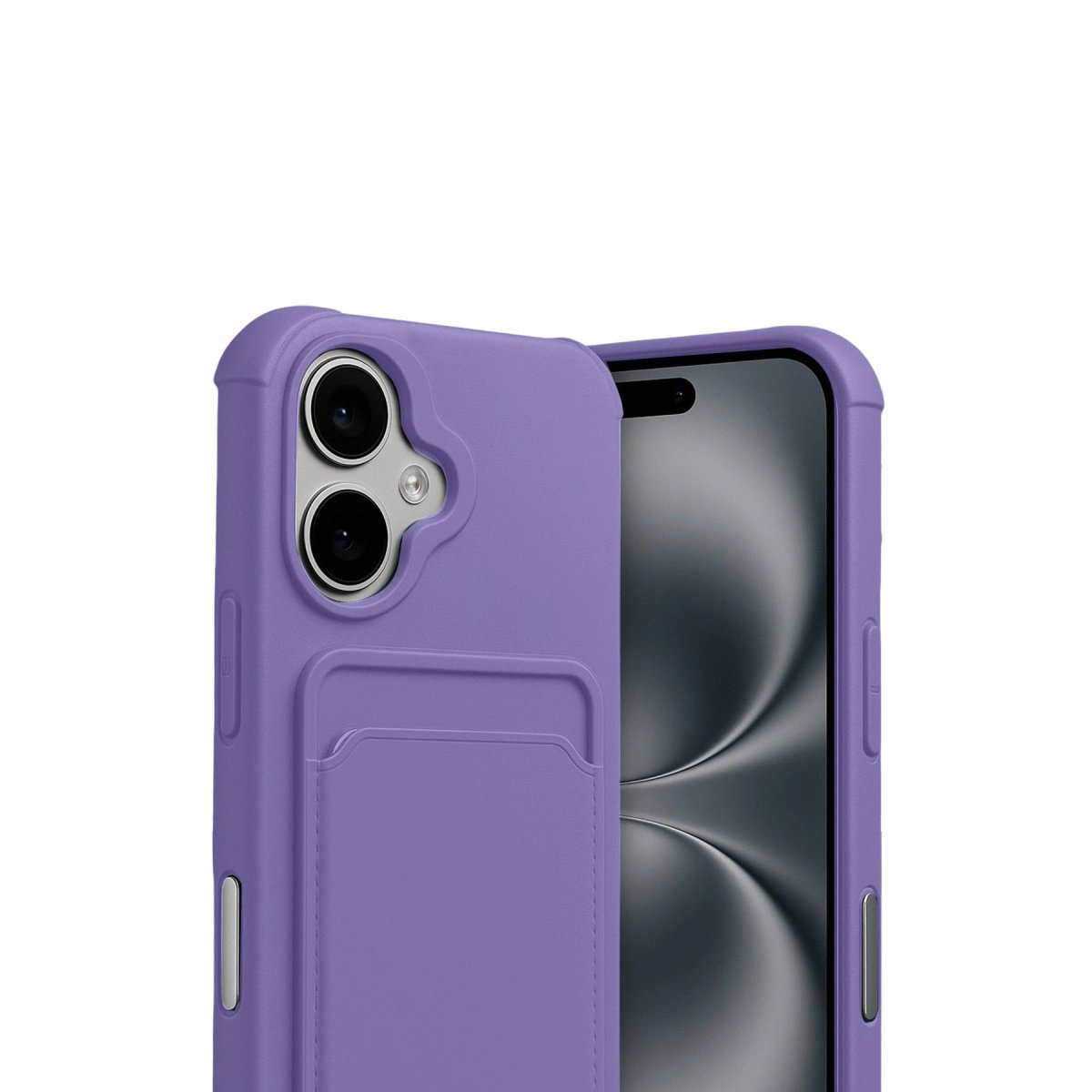 Apple İphone 17 Kelvin Kartvizitli Silikon - Lila Apple İphone 17 Kelvin Kartvizitli Silikon - Lila