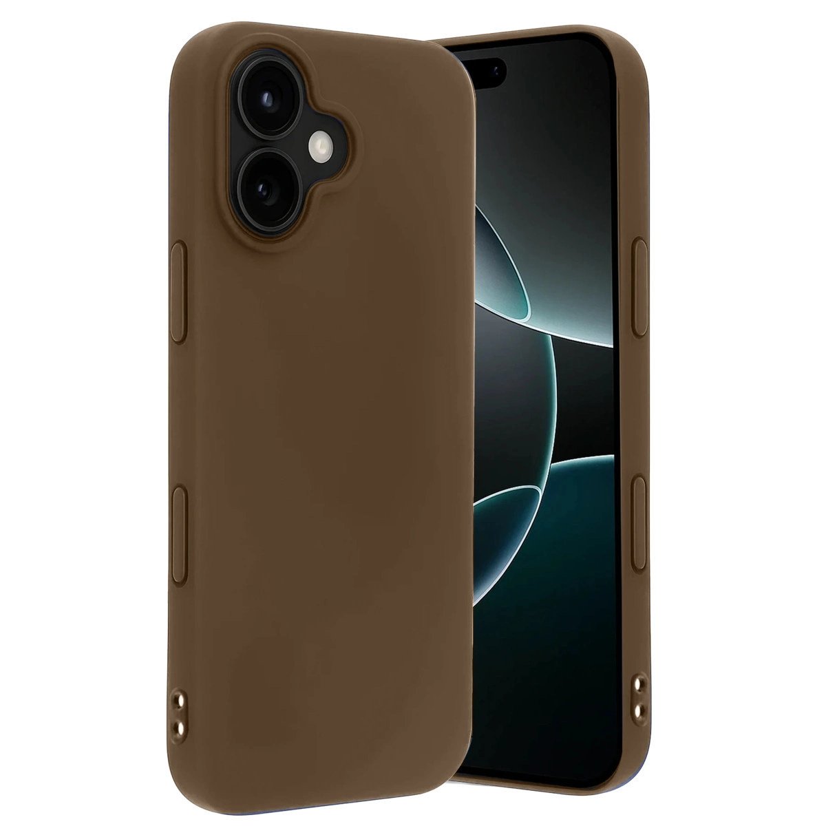 Apple İphone 17 First Silikon - Kahverengi Apple İphone 17 First Silikon - Kahverengi