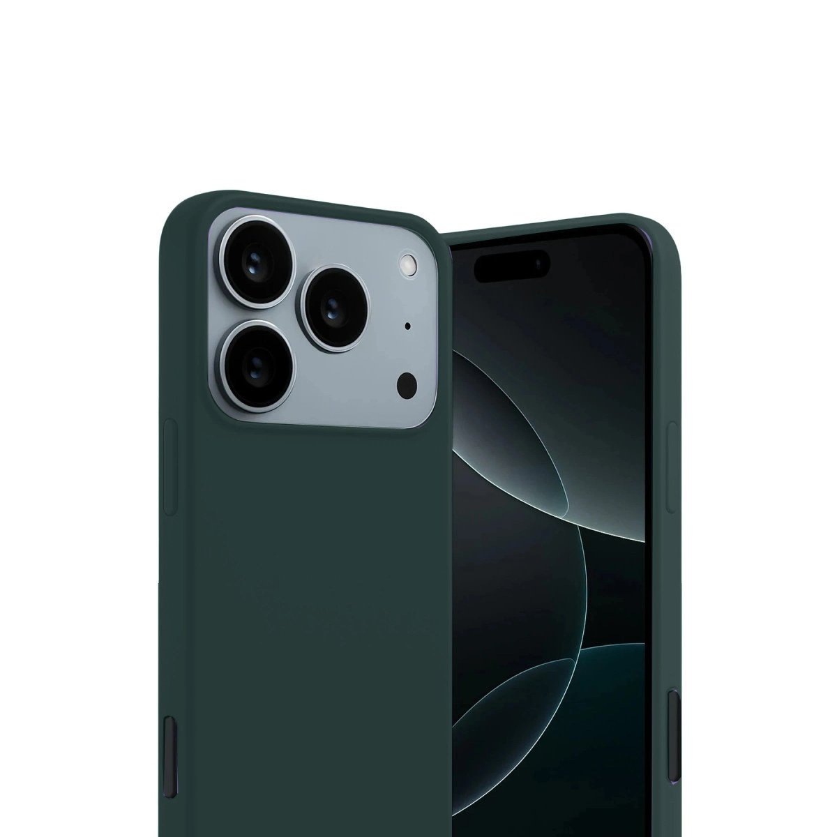 Apple İphone 17 Pro First Silikon - Koyu Yeşil