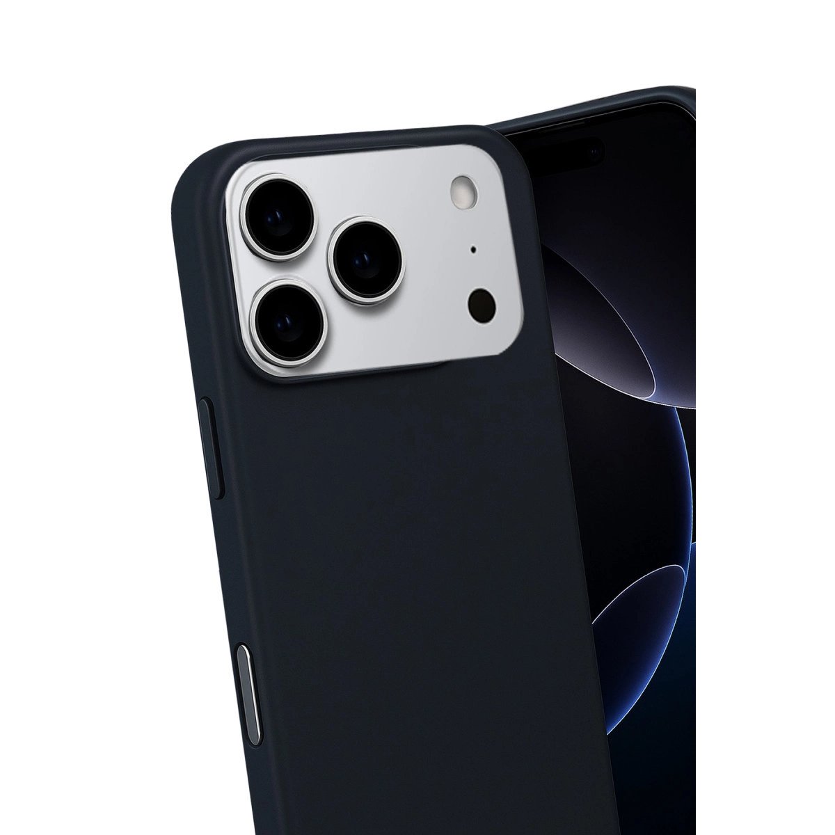 Apple İphone 17 Pro Max Nano İçi Kadife Silikon - Siyah Apple İphone 17 Pro Max Nano İçi Kadife Silikon - Siyah
