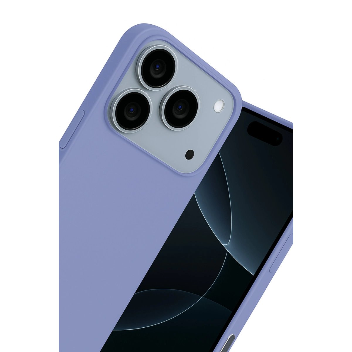 Apple İphone 17 Pro Max Nano İçi Kadife Silikon - Lila Apple İphone 17 Pro Max Nano İçi Kadife Silikon - Lila